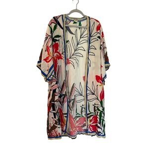 Flying Tomato Women's Floral Kimono Cardigan Cover Up Top size S/M